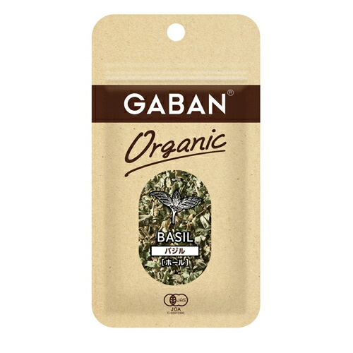 ハウス食品　GABAN　ギャバン　３．５ｇ　オーガニック　バジル　ホール　３．５ｇ　10×8個　合計80個
