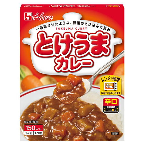ハウス食品　とけうまカレー　辛口　１７０ｇ×60個
