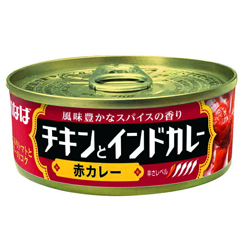 いなば食品　チキンとインドカレー　赤カレー　115g×48個