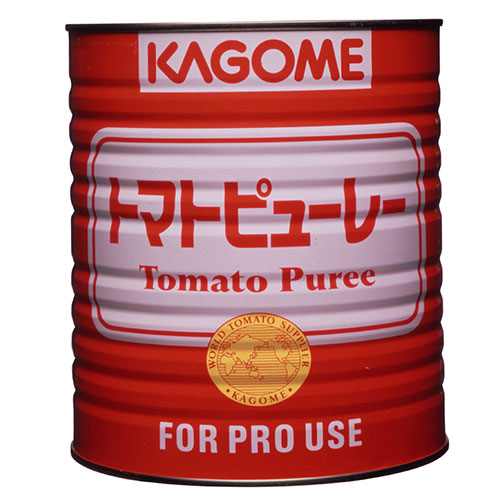 カゴメ　トマトピューレー１号缶　3ｋｇ×6個 ケチャップ 洋食 調味料
