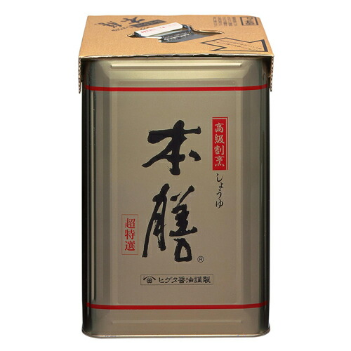 キッコーマン　ヒゲタ　本膳　１８L缶×1個