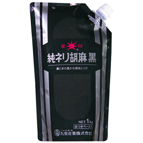 九鬼産業　星印　純ネリ胡麻　黒　（ＳＰ）　1kg×12個