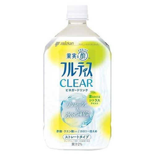 ミツカン　フルーティスCLEAR　シトラス　ストレート　1000ml×6本画像