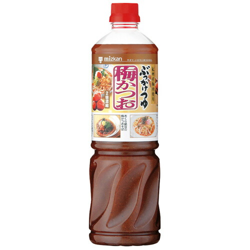 ミツカン　ぶっかけつゆ　梅かつお　１１００Ｇ×8本