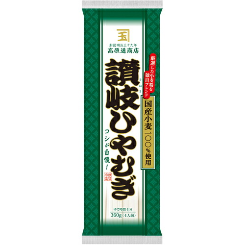 ニップン　讃岐ひやむぎ国産小麦　３６０ｇ×２５個
