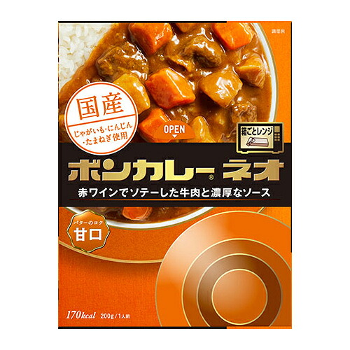 大塚食品　ボンカレーネオ バターのコク 甘口　200g×30個