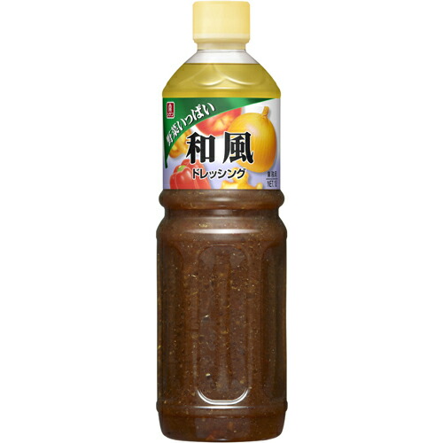 リケン　野菜いっぱいドレッシング 和風　1Ｌ×6本