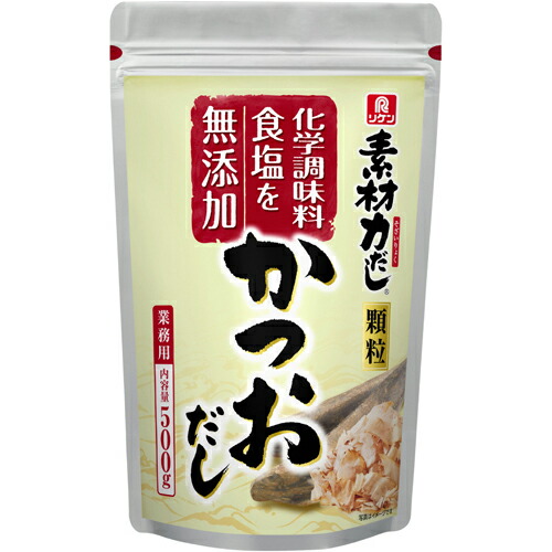 リケン　素材力だし かつおだし　500ｇ×10袋