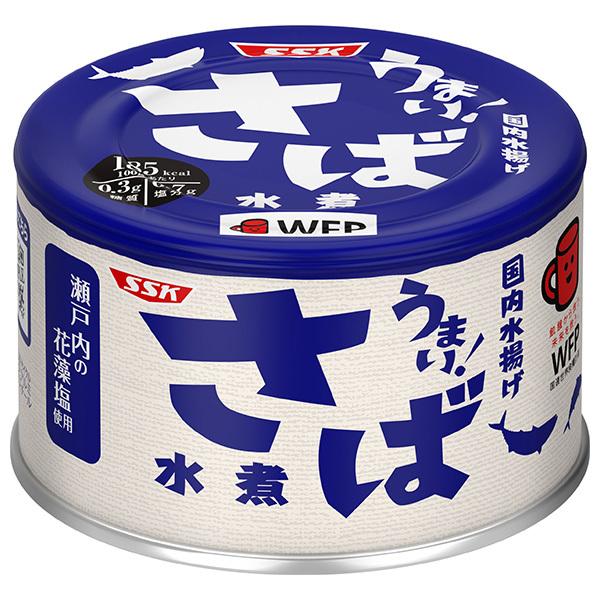 SSK(清水食品)　うまい！さば水煮　150g×24個