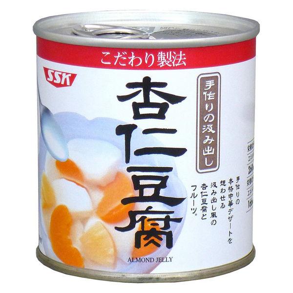 SSK(清水食品)　こだわり製法　杏仁豆腐（フルーツ入り）　ＥＯ　300g×24個 7,176円