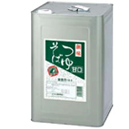 創味食品　そばつゆ甘口　18L×1個
