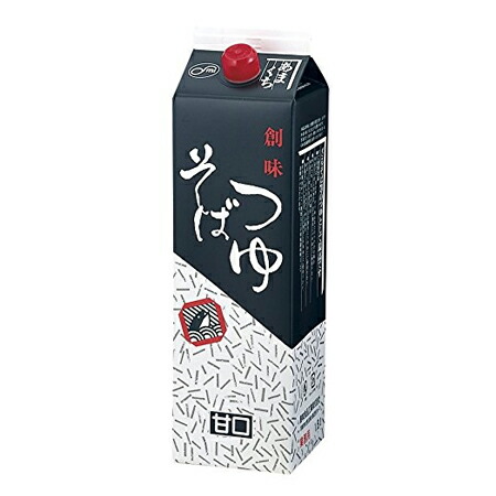 創味食品　そばつゆ甘口　1.8L×6個
