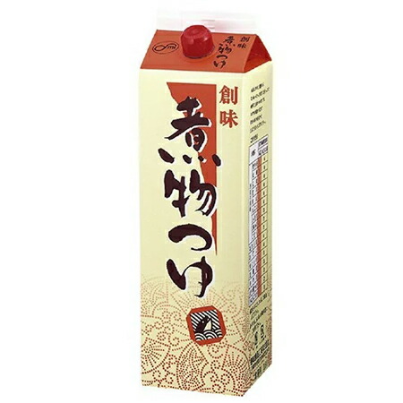 創味食品　煮物つゆ　1.8L×6個