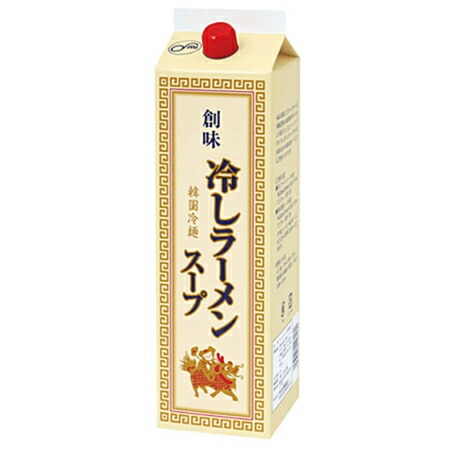 創味食品　冷しラーメンスープ　1.8L×6個