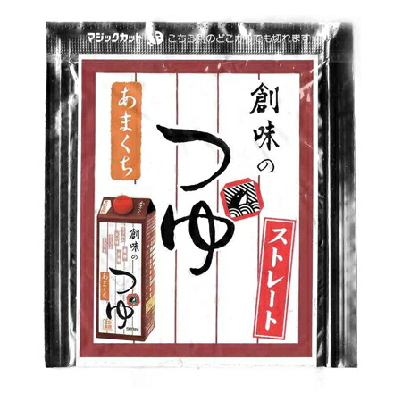 創味食品　創味のつゆ甘口ストレート　40ml×50×6個　合計300包
