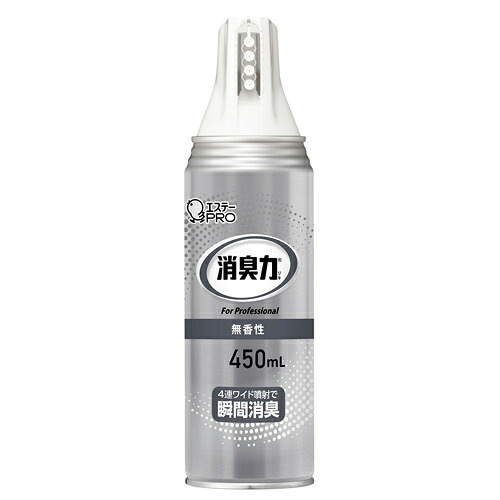 エステー　消臭力　業務用　ワイドスプレー　無香性　450ml&times;24個｜Re-light