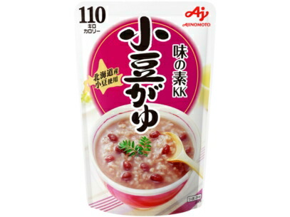 【2ケース】味の素　小豆がゆ（おかゆ）　250ｇ　9袋×6箱　合計54袋入　110キロカロリー　国産精米