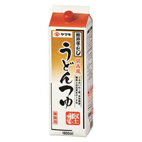 ヤマキ　Ｒ関西風うどんつゆ　紙パック　1.8L×6本