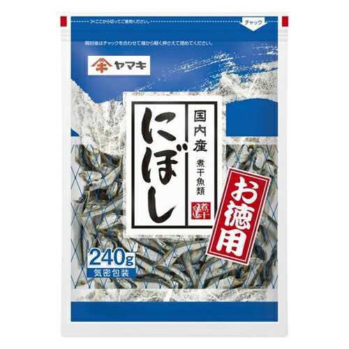 ヤマキ　お徳用煮干　240g　15個×2個　合計30個