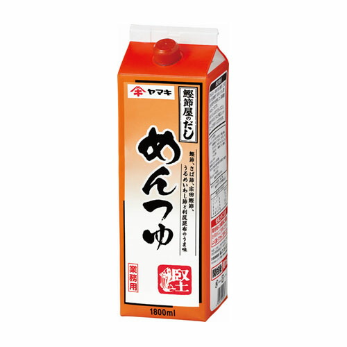 ヤマキ　Ｒめんつゆ　1.8Ｌ紙ﾊﾟｯｸ×6袋