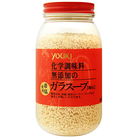 YOUKI(ユウキ食品) 化学調味料無添加のガラスープ 400g×12個