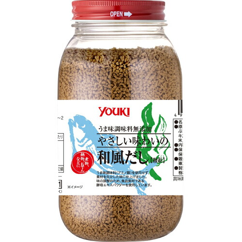 YOUKI（ユウキ食品）　　やさしい味わいの和風だし　400g×12個 9,000円