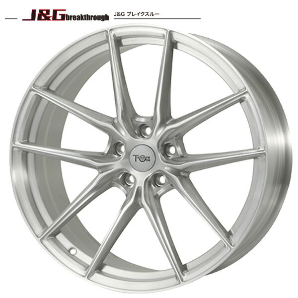 225/40R19インチ 5H114.3 鍛造 J&G ブレイクスルー JGB001 ブラッシュド ウィンラン R330 FR設定 送料無料 新品サマータイヤ ホイール4本セット|タイヤホイール激安王国