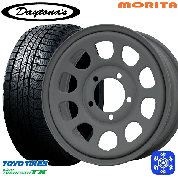 スタッドレスタイヤホイール4本セット 215/70R16 100Q シエラ ノマド 2025年製 トーヨー ウィンタートランパス TX MRT DAYTONA'S デイトナズ マットグレー 16インチ 6.0J 5H139.7±0