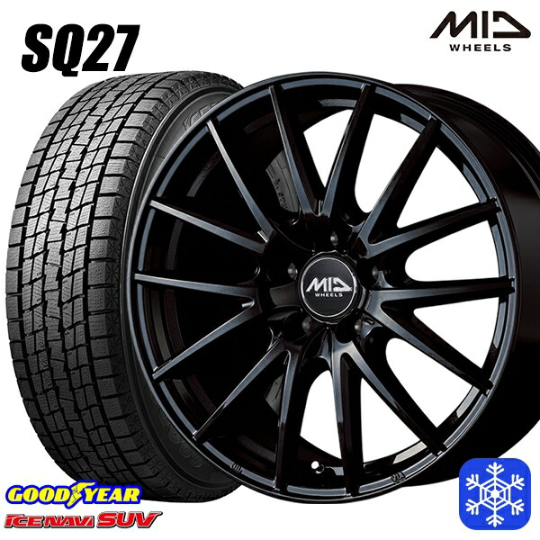 楽天市場】スタッドレスタイヤホイール4本セット 225/65R17 ハリアー
