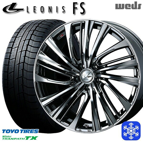 235/55R19 レクサスRX 2023～2024年製 トーヨー ウィンタートランパス TX Weds ウェッズ レオニス FS BMCMC 19インチ 8.0J 5H114.3 スタッドレスタイヤホイール4本セット｜タイヤホイール激安王国