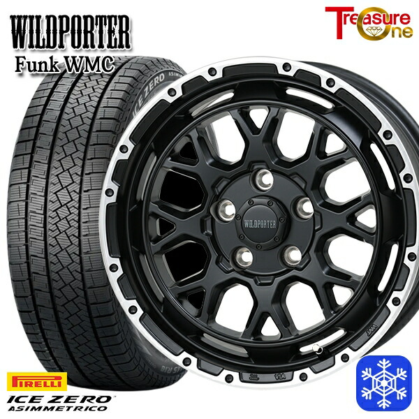 スタッドレスタイヤホイール4本セット 215/60R16 ヤリスクロス ヴェゼル 2022～2023年製 ピレリ アイスゼロアシンメトリコ トレジャーワン ワイルドポーター ファンク WMC MB/RP 16インチ 7.0J 5H114.3