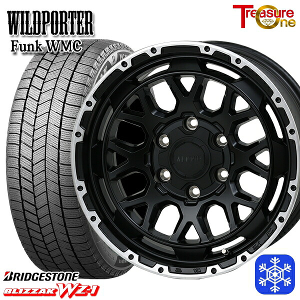 265/65R17 ハイラックス プラド 2025～2026年製 ブリヂストン ブリザック WZ1 トレジャーワン ワイルドポーター ファンク WMC MB/RP 17インチ 8.0J 6H139.7 スタッドレスタイヤホイール4本セット｜タイヤホイール激安王国