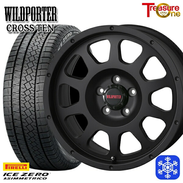 スタッドレスタイヤホイール4本セット 225/60R17 アルファード ヴェルファイア 2022～2023年製 ピレリ アイスゼロアシンメトリコ トレジャーワン ワイルドポータークロステン MB 17インチ 7.5J 5H114.3 82,665円