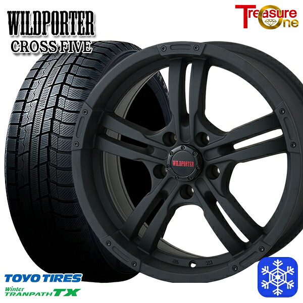 195/60R16 セレナ ステップワゴン 2022~2023年製 トーヨー ウィンター トランパス TX トレジャーワン ワイルドポーター クロスファイブ MBK 16インチ 7.0J 5H114.3 スタッドレスタイヤホイール4本セット|タイヤホイール激安王国