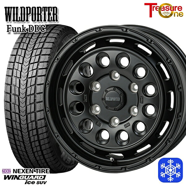 スタッドレスタイヤホイール4本セット 265/65R17 ハイラックス プラド 2024年製 ネクセン ウィンガードアイスSUV トレジャーワン ワイルドポーターファンク DDC MBK 17インチ 8.0J 6H139.7