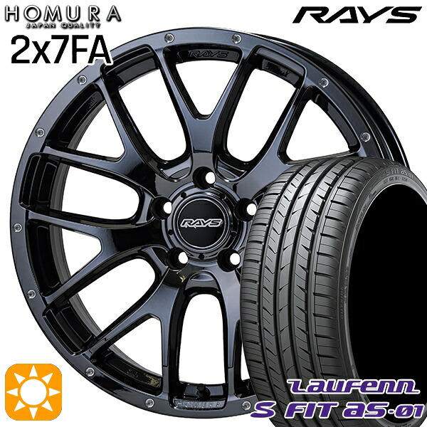 20/30系アルファード ヴェルファイア 235/50R18 97W ラウフェン S FIT aS-01 LH02 RAYS 2X7 FA YNL 18インチ 7.5J 5H114.3 サマータイヤホイールセット