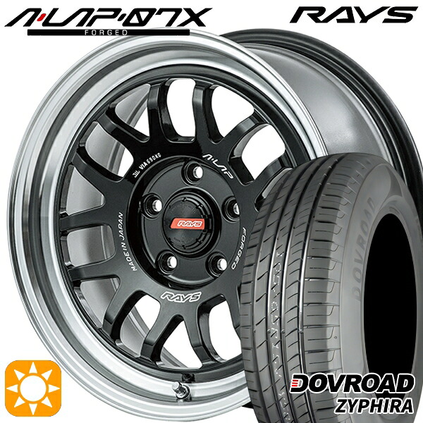 215/65R16 98H DOVROAD ザイファイラ RAYS A-LAP 07X BD 16インチ 7.0J 5H114.3 サマータイヤホイールセット