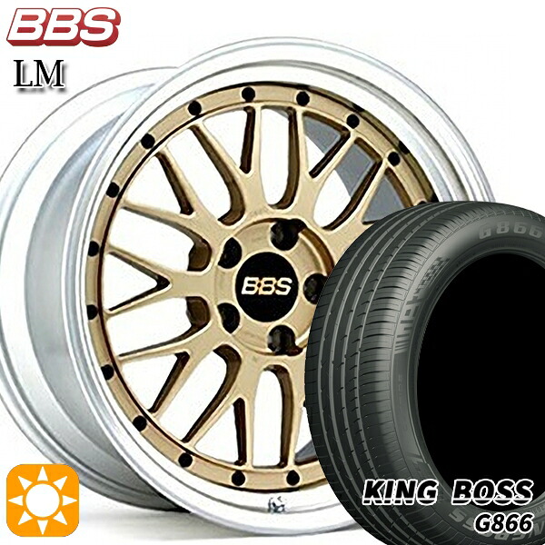 アルファード ヴェルファイア 235/50R18 101W XL キングボス G866 BBS LM GL-SLD 18インチ 8.0J 5H114.3 サマータイヤホイールセット|タイヤホイール激安王国
