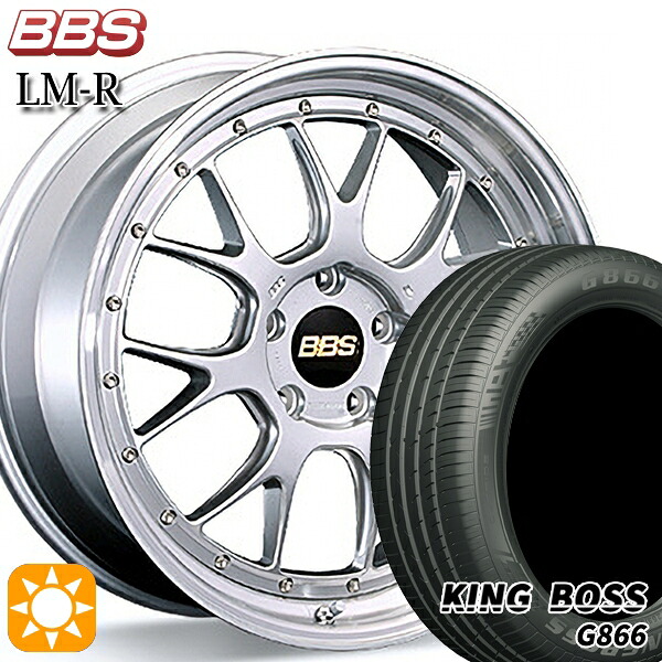 アルファード ヴェルファイア 245/40R19 98W XL キングボス G866 BBS LM-R DS-SLD 19インチ 8.5J 5H114.3 サマータイヤホイールセット