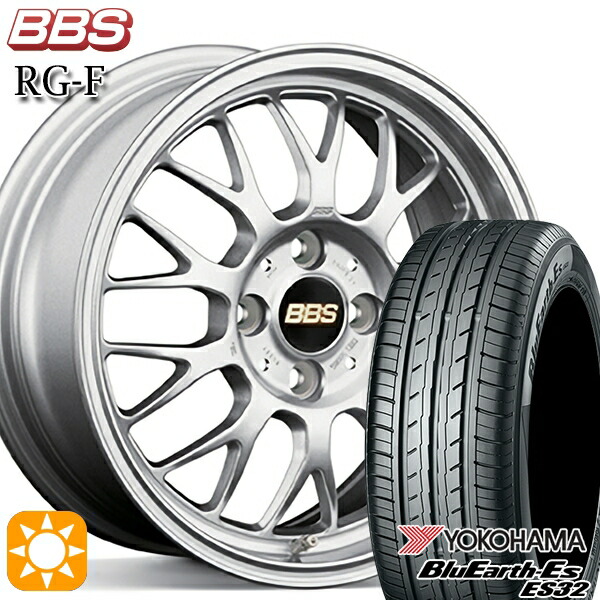 エルグランド クロスロード 215/65R16 98H ヨコハマ ブルーアース ES32 BBS RG-F シルバー（SL） 16インチ 7.0J 5H114.3 サマータイヤホイールセット 185,660円