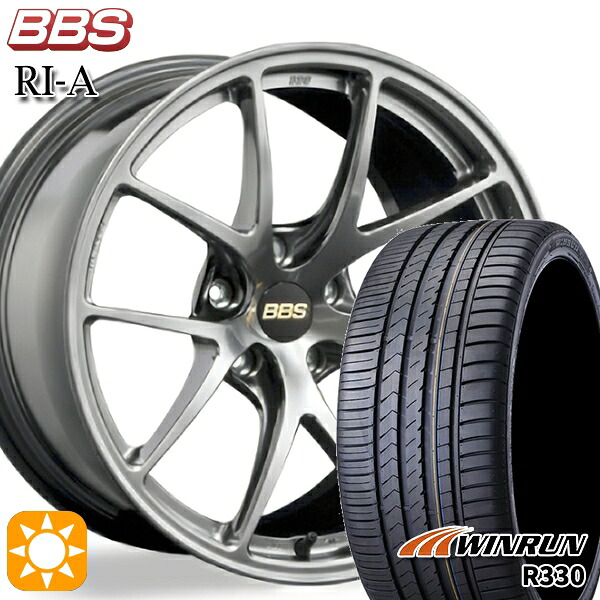 20/30系アルファード ヴェルファイア 235/50R18 101W XL ウィンラン R330 BBS RI-A ダイヤモンドブラック（DB） 18インチ 8.0J 5H114.3 サマータイヤホイールセット｜タイヤホイール激安王国