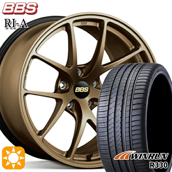 20/30系アルファード ヴェルファイア 235/50R18 101W XL ウィンラン R330 BBS RI-A マットブロンズ（MBZ） 18インチ 8.0J 5H114.3 サマータイヤホイールセット｜タイヤホイール激安王国