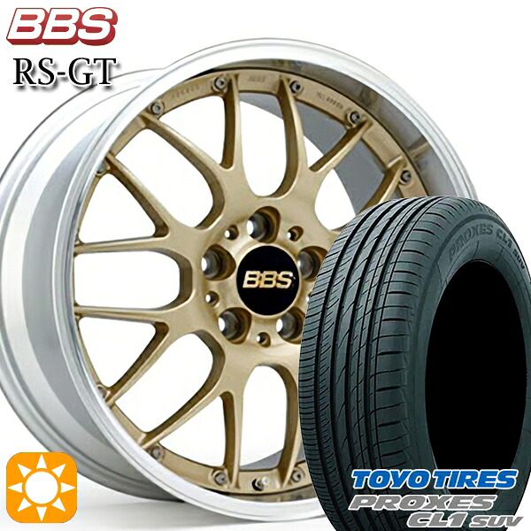 4/20ﾎﾟｲﾝﾄ10倍★C-HR カローラクロス 225/45R19 96W トーヨー プロクセス CL1 SUV BBS RS-GT GL-SLD 19インチ 8.0J 5H114.3 サマータイヤホイールセット