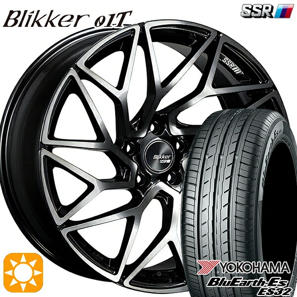 245/40R19 94W ヨコハマ ブルーアース ES32 SSR ブリッカー 01T アッシュブロンズ 19インチ 8.5J 5H114.3 サマータイヤホイールセット