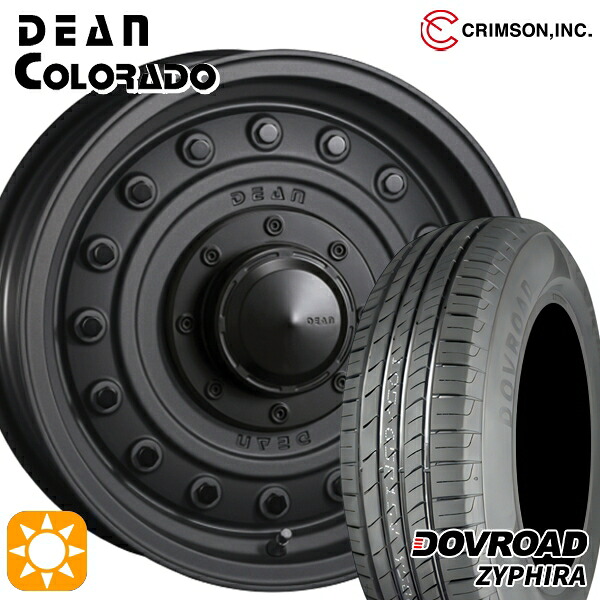 ヤリスクロス 205/65R16 95H DOVROAD ザイファイラ クリムソン ディーン コロラド マットチャコールブラック 16インチ 7.0J 5H114.3 サマータイヤホイールセット|タイヤホイール激安王国