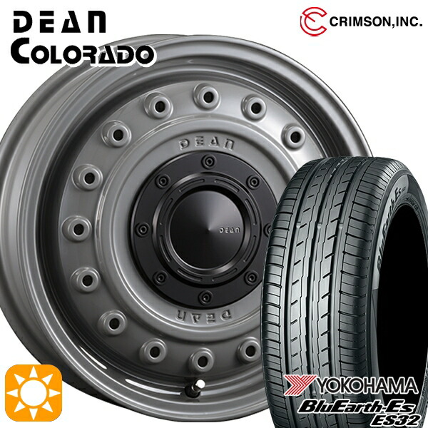 ハスラー ソリオ 165/60R15 77H ヨコハマ ブルーアース ES32 クリムソン ディーン コロラド SG 15インチ 4.5J 4H100 +43 サマータイヤホイールセット|タイヤホイール激安王国