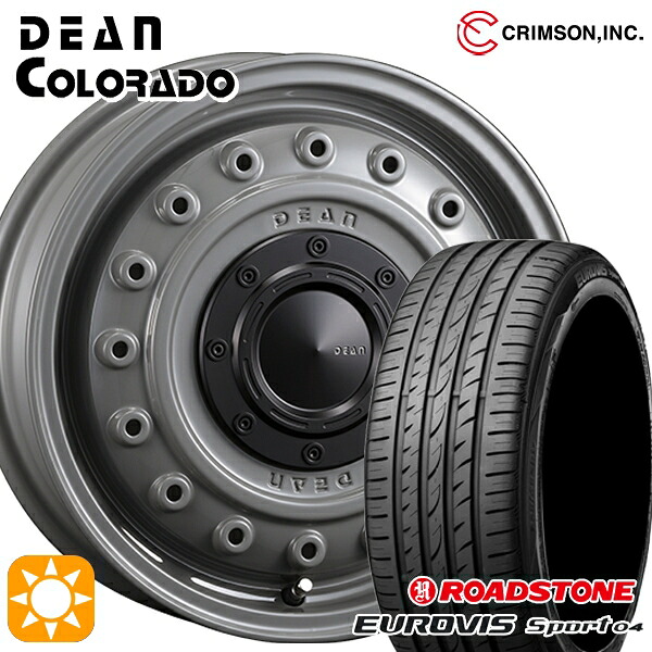 エブリィワゴン 165/60R14 75H ロードストーン ユーロビズ Sport 04 クリムソン ディーンコロラド SG 14インチ 4.5J 4H100 +43 サマータイヤホイールセット|タイヤホイール激安王国