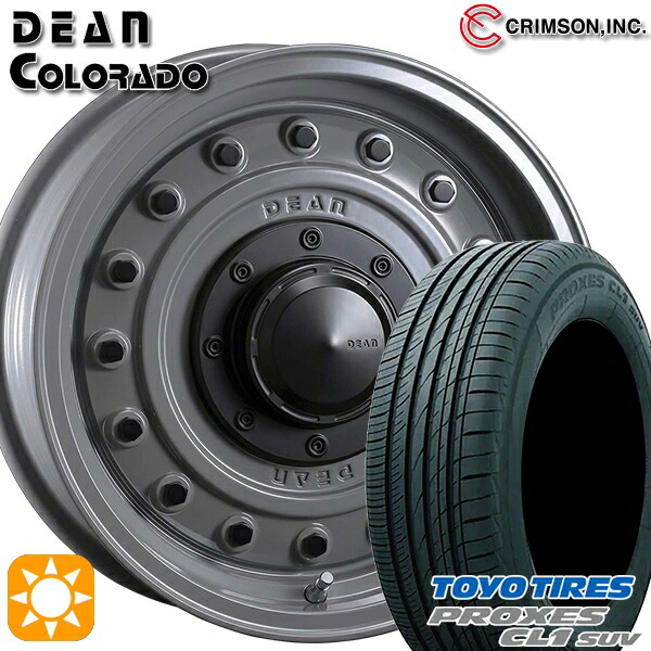 ジムニー 175/80R16 91S トーヨー プロクセス CL1 SUV クリムソン ディーン コロラド スティールグレー 16インチ 5.5J 5H139.7 サマータイヤホイールセット