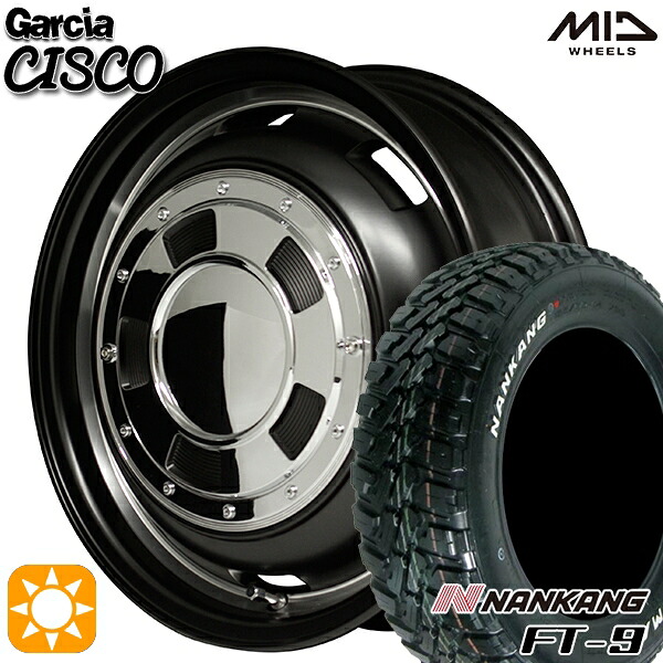 [5本セット]ジムニー 175/80R16 91S ナンカン FT-9 MID ガルシアシスコ SBV 16インチ 5.5J 5H139.7 サマータイヤホイールセット