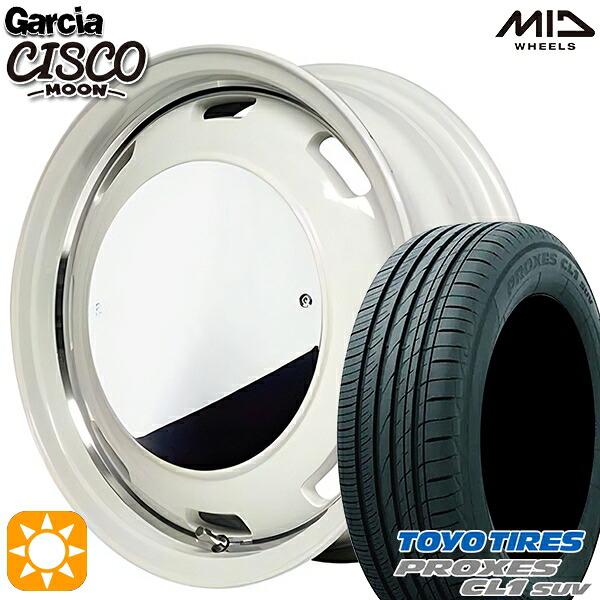 [5本セット]ジムニー 175/80R16 91S トーヨー プロクセス CL1 SUV MID ガルシアシスコムーン WHV 16インチ 5.5J 5H139.7 サマータイヤホイールセット